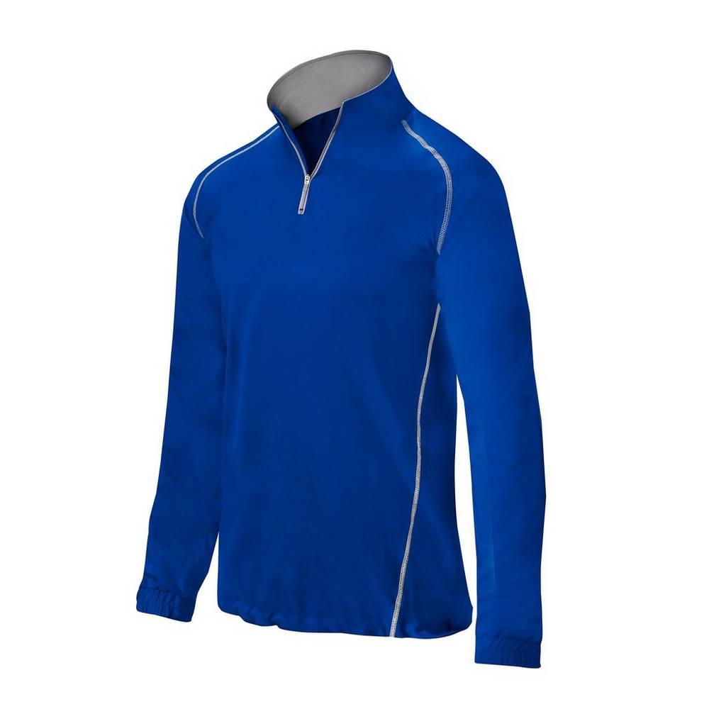 Panske Bundy Mizuno Comp 1/4 Zip Batting Kráľovská Modrá Vypredaj SWOF17963